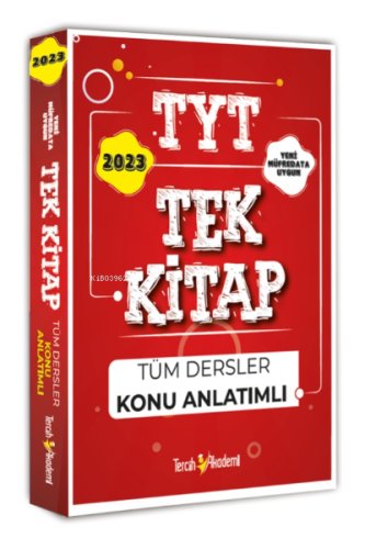 TYT Tek Kitap 2023 Tüm Dersler Konu Anlatımlı | Kolektif | Tercih Akad