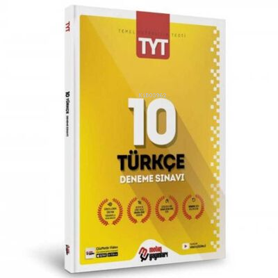 TYT Türkçe 10 Deneme Metin Yayınları | Kolektif | Metin Yayıncılık