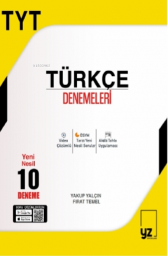 TYT Türkçe 10 Deneme | Fırat Temel | YZ Yayınları