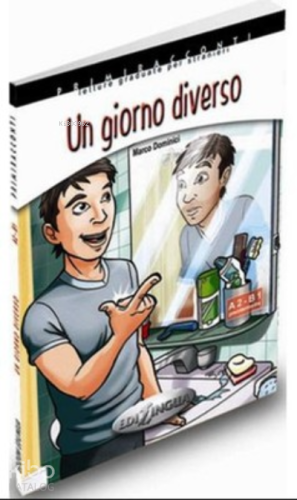 Un Giorno Diverso + CD İtalyanca Okuma Kitabı Orta Seviye ( A2-B1 ) | 