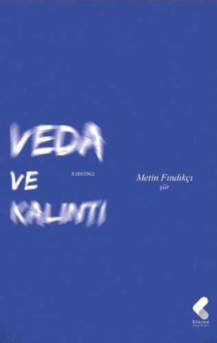 Veda ve Kalıntı | Metin Fındıkçı | Klaros Yayınları