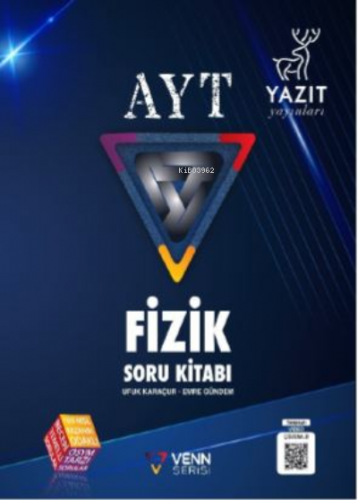 Venn Serisi AYT Fizik Soru Kitabı | Ufuk Karaçur | Yazıt Yayınları