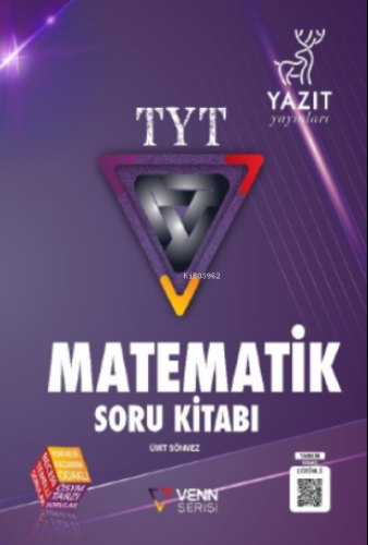 Venn TYT Matematik Soru Kitabı | Ümit Sönmez | Yazıt Yayınları