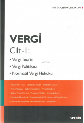 Vergi Cilt – 1 | Coşkun Can Aktan | Seçkin Yayıncılık