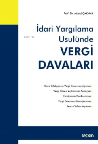 Vergi Davaları | N. Münci Çakmak | Seçkin Yayıncılık