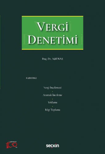 Vergi Denetimi | Adil Nas | Seçkin Yayıncılık