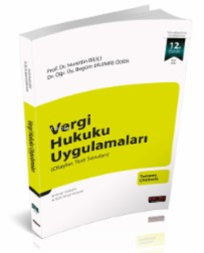 Vergi Hukuku Uygulamaları;Olaylar, Test Soruları | Nurettin Bilici | S