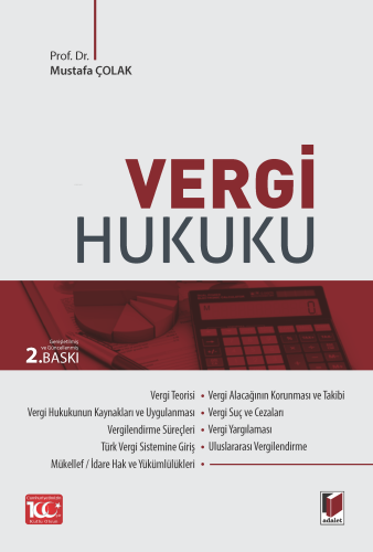 Vergi Hukuku | Mustafa Çolak | Adalet Yayınevi