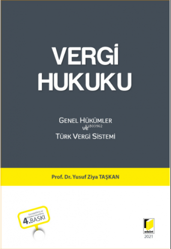 Vergi Hukuku | Yusuf Ziya Taşkan | Adalet Yayınevi