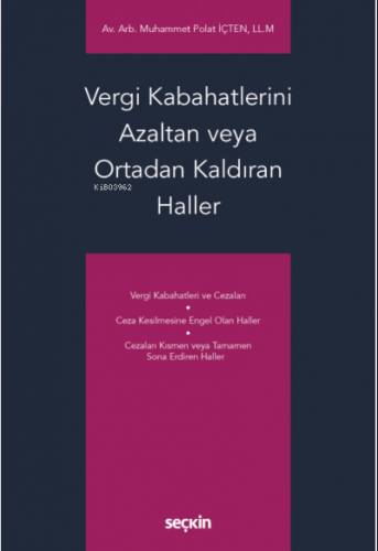 Vergi Kabahatlerini Azaltan veya Ortadan Kaldıran Haller | Muhammet Po