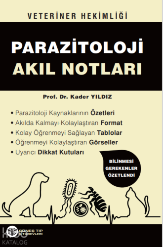 Veteriner Hekimliği Parazitoloji Akıl Notları | Kader Yıldız | Güneş T