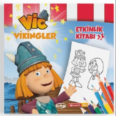 Vikingler Etkinlik Kitabı 3 / Boya Yaz Çiz Bul | Reyha Cerit Bala | Bu