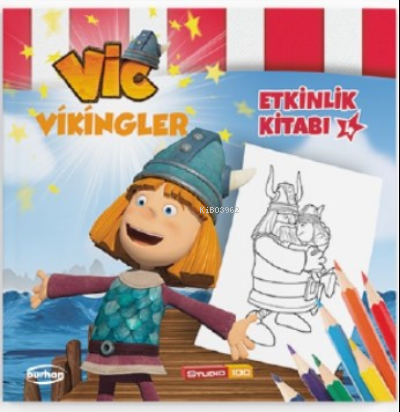 Vikingler Etkinlik Kitabı 4 / Boya Yaz Çiz Bul | Reyha Cerit Bala | Bu