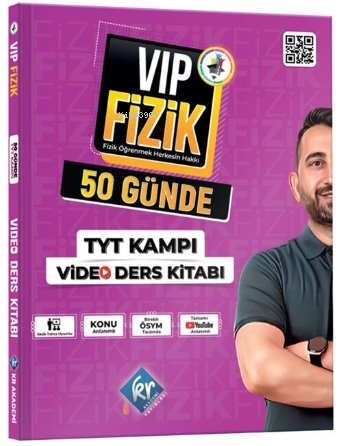 VİP Fizik 50 Günde TYT Kampı Video Ders Kitabı | Kemal Çoşkun | KR Aka