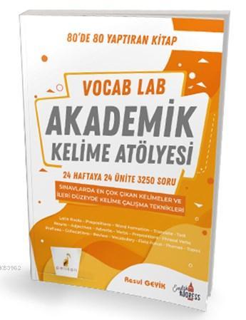 Vocab Lab Akademik Kelime Atölyesi | Resul Geyik | Pelikan Yayınevi