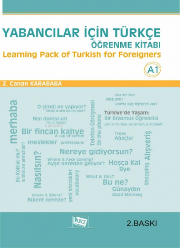 Yabancılar İçin Türkçe Öğrenme Kitabı | Z. Canan Karababa | Anı Yayınc