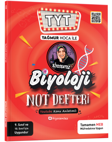 Yağmur Hoca ile TYT Biyosentez Biyoloji Not Defteri Tamamı El Yazılı |