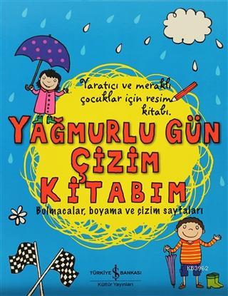 Yağmurlu Gün Çizim Kitabım Bulmacalar, boyama ve çizim sayfaları | Smr