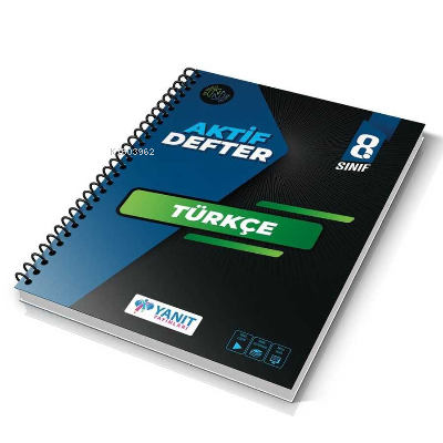 Yanıt 8. Sınıf Türkçe Aktif Defter | Kolektif | Yanıt Yayınları (Hazır