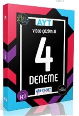 Yanıt Yayınları AYT Video Çözümlü 4 Fasikül Deneme Yanıt | Kolektif | 