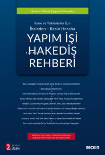 Yapım İşi Hakediş Rehberi | İbrahim Atalay | Seçkin Yayıncılık