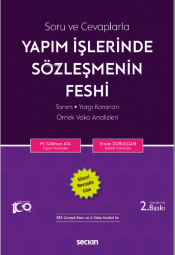 Yapım İşlerinde Sözleşmenin Feshi | Ersan Durulgan | Seçkin Yayıncılık