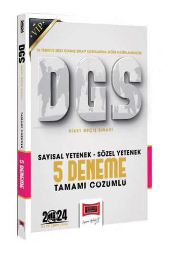 Yargı Yayınları 2024 DGS Sözel Sayısal Bölüm Tamamı Çözümlü 5 Deneme |