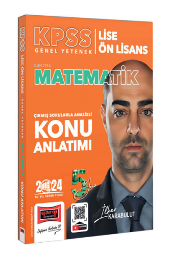 Yargı Yayınları 2024 KPSS Lise Ön Lisans 5Yüz Ekibi Matematik Çıkmış S