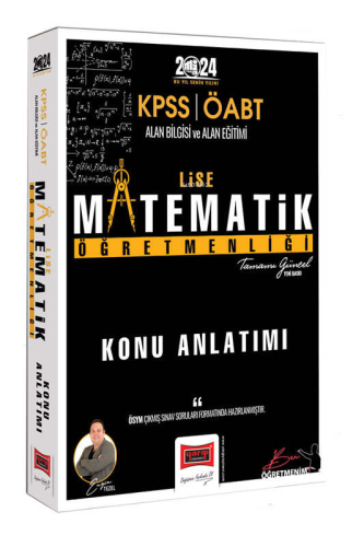 Yargı Yayınları 2024 ÖABT Lise Matematik Öğretmenliği Konu Anlatımı | 