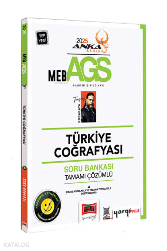 Yargı Yayınları 2025 MEB-AGS Anka Serisi Türkiye Coğrafyası Tamamı Çöz