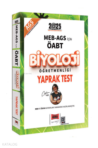 Yargı Yayınları 2025 MEB-AGS ÖABT Biyoloji Öğretmenliği Yaprak Test | 