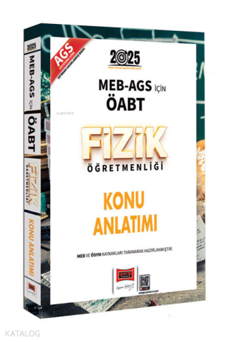 Yargı Yayınları 2025 MEB-AGS ÖABT Fizik Öğretmenliği Konu Anlatımı | K