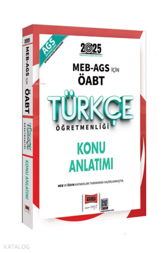 Yargı Yayınları 2025 MEB-AGS ÖABT Türkçe Öğretmenliği Konu Anlatımı | 