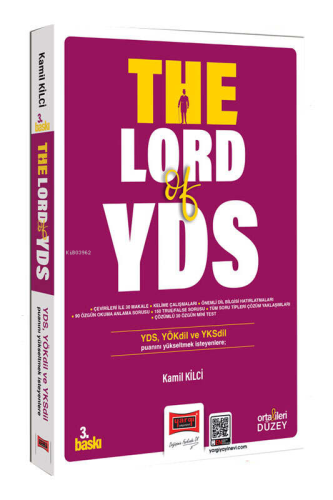 Yargı Yayınları 2025 The Lord Of YDS | Kamil Kilci | Yargı Yayınevi