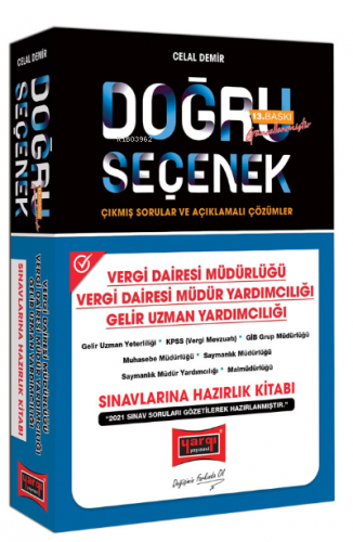 Yargı Yayınları Doğru Seçenek Vergi Dairesi Müdürlüğü, Müdür Yardımcıl