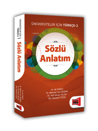 Yargı Yayınları Sözlü Anlatım Üniversiteler İçin Türkçe – 2 | Ali Yakı