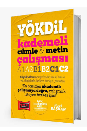 Yargı Yayınları YÖKDİL Kademeli Cümle & Metin Çalışması A1 A2 B1 B2 C1