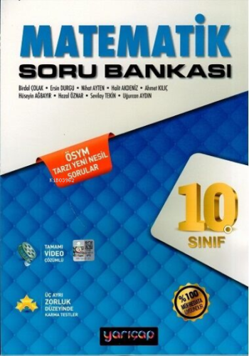 Yarı Çap 10.Sınıf S.B. Matematik - 2021 | Kolektif | Çap Yayınları