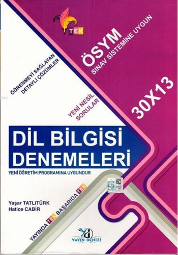 Yayın Denizi Yayınları TYT Dil Bilgisi 30x13 Denemeleri Yayın Denizi |