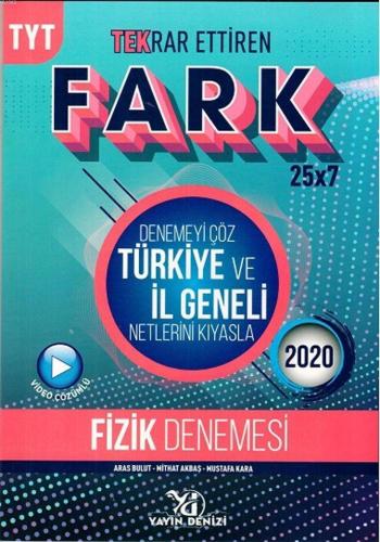 Yayın Denizi Yayınları TYT Fizik Fark Tekrar Ettiren 25 x 7 Denemesi Y