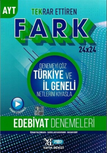 Yayın Denizi Yks Ayt Pro Fark Deneme Edebiyat - 2021 | Kolektif | Yayı