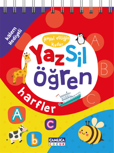 Yaz Sil Öğren - Harfler | | Çamlıca Çocuk Yayınları