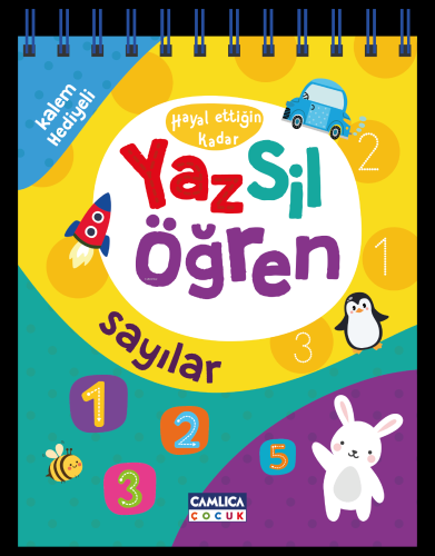 Yaz Sil Öğren (Sayılar) | Mustafa Can | Çamlıca Çocuk Yayınları