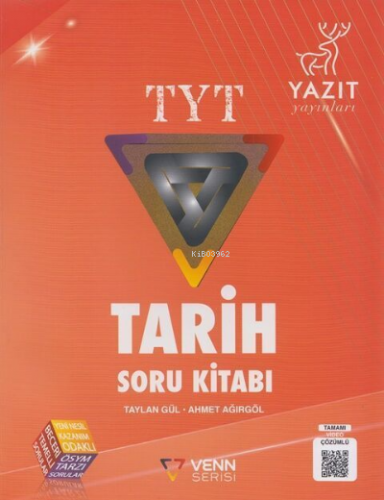 Yazıt Venn Serisi Yks Tyt Tarih Soru Kitabı | Kolektif | Yazıt Yayınla