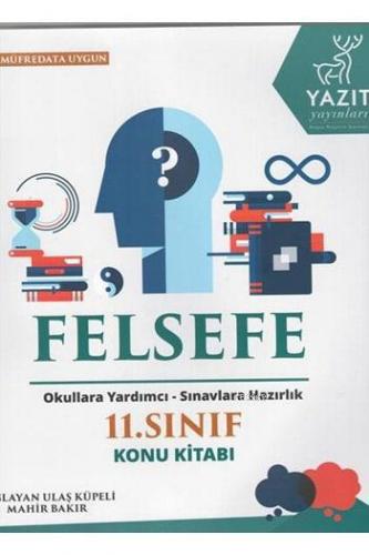 Yazıt Yayınları 11. Sınıf Felsefe Konu Kitabı Yazıt | Çağlayan Ulaş Kü