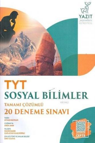 Yazıt Yayınları TYT Sosyal Bilimler Tamamı Çözümlü 20 Deneme Sınavı Ya