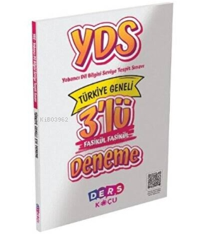 YDS 3 'lü Fasikül Fasikül Deneme Sınavı Ders Koçu | Kolektif | Ders Ko