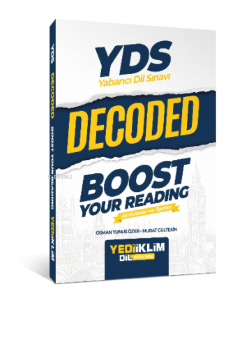 YDS Decoded Boots Your Reading | Murat Gültekin | Yediiklim Yayıncılık