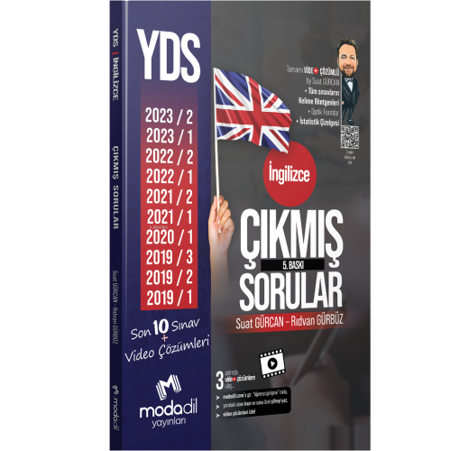 YDS İngilizce Çıkmış Sorular Tamamı Video Çözümlü | Suat Gürcan | Moda