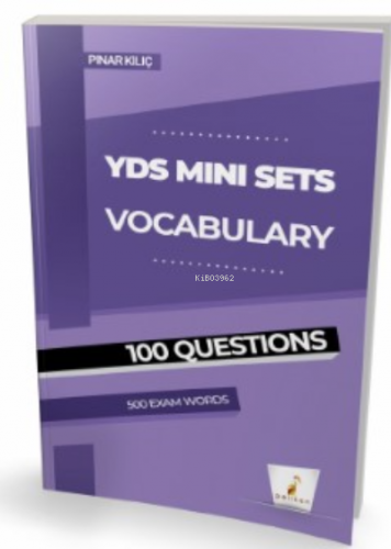 YDS İngilizce Mini Sets Vocabulary | Pınar Kılıç | Pelikan Yayınevi